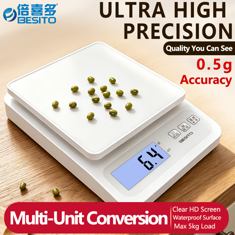Kitchen Electronics Gadgets - 電子スケール、キッチンスケール、高精度家庭用ベーキングフードスケール、精密小型グラムスケール、食品スケール、重量計