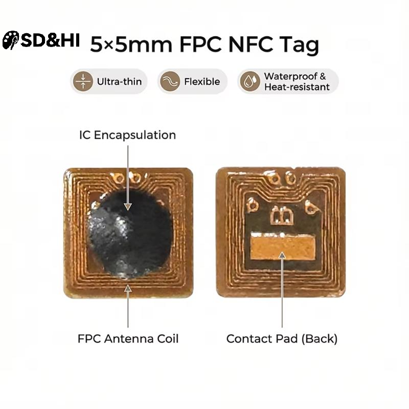 Nfc Tag Programmable - 1/5/10 個プログラム可能な 5*5 ミリメートルマイクロ FPC NFC