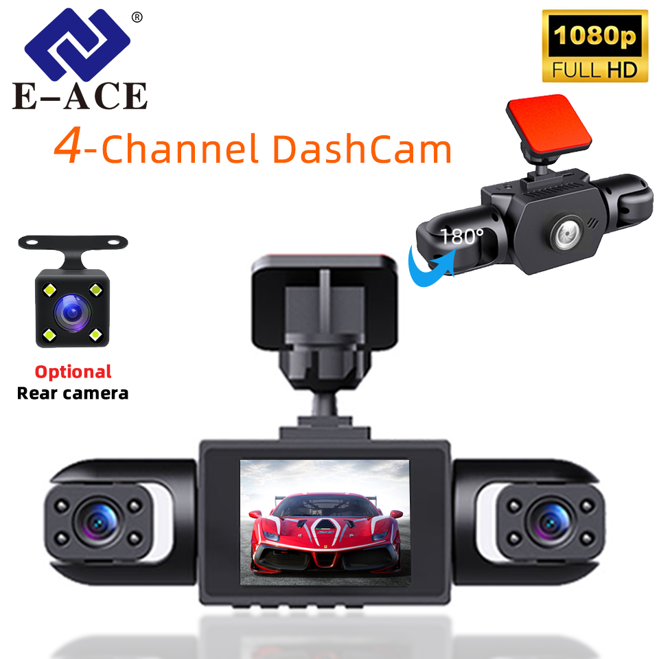 Panoramic Dash Cam 360 - E-ACE 360 ° 車載DVR 1080P ダッシュカム
