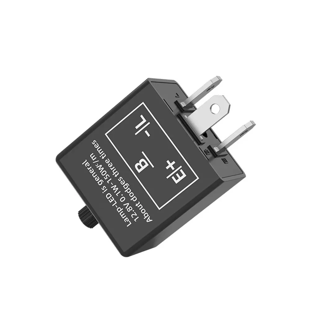 Useful Electronic Gadgets - 12v 3 ピン調整可能な LED フラッシャーリレーオートバイターンシグナルライト LED