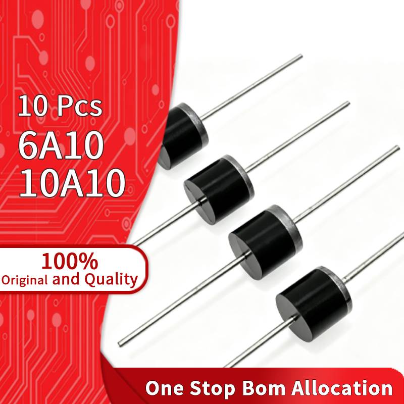 Electronics Gadgets And Accessories - 10個 6A10 10A10 整流ダイオード 1000V 高電流