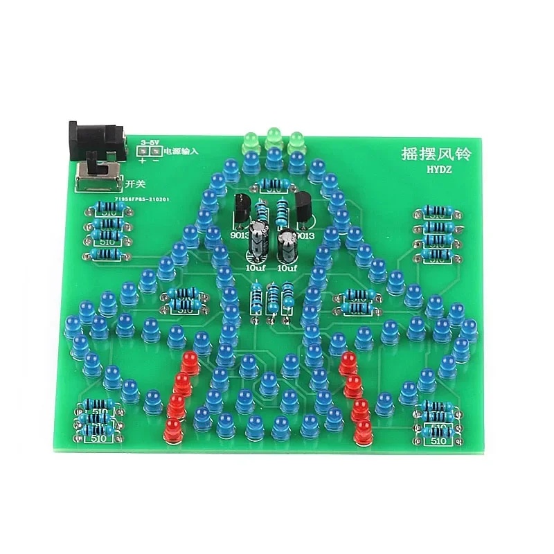 Electronics & Gadgets Icon - ラボ用スイングベル 揺れるウィンドベル 楽しい電子DIYキット 95個のLEDウィンドベル 5V 9V対応