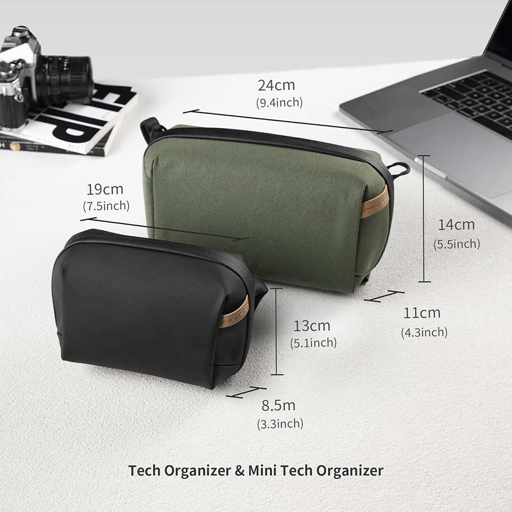 Pgytech-ケーブル、電話バッテリー、電子機器オーガナイ - Electronics Gadgets Bag のレビューと価格