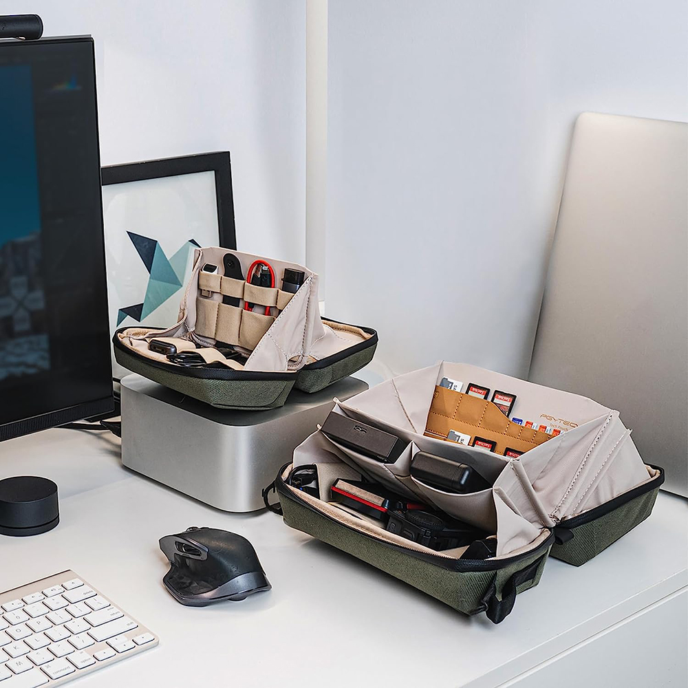 Pgytech-ケーブル、電話バッテリー、電子機器オーガナイ - Electronics Gadgets Bag のレビューと価格