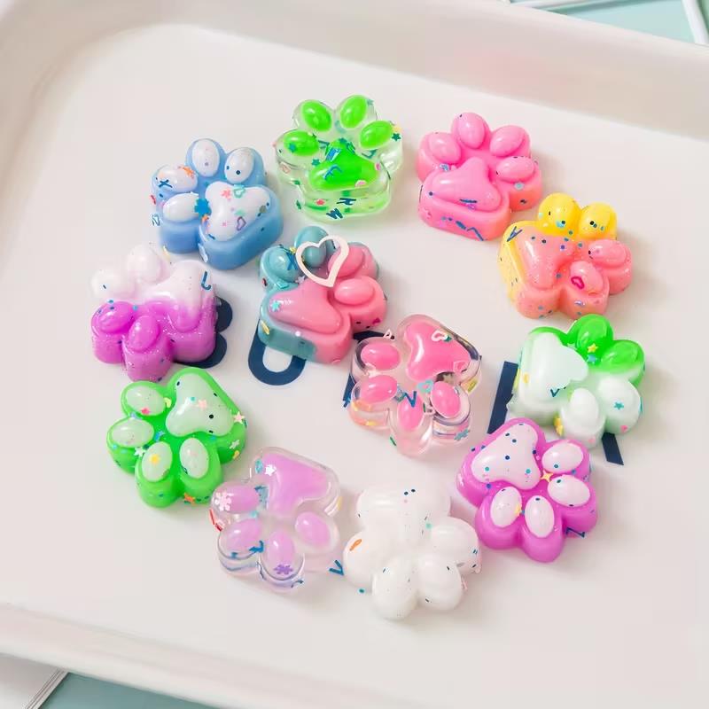 10/30/50 個かわいい猫の爪ピンチミニフィジェットおも - Electronics Gadgets Bag のレビューと価格