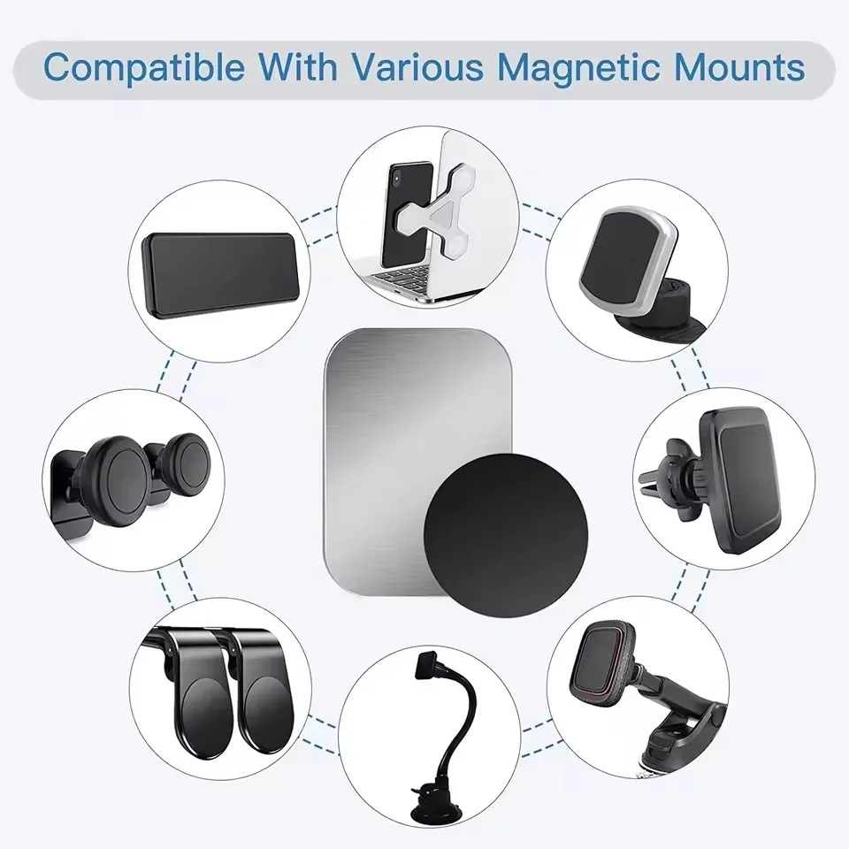 磁気式車載スマホホルダー用金属プレートディスク 薄い鉄板ステ - Useful Electronic Gadgets のレビューと価格