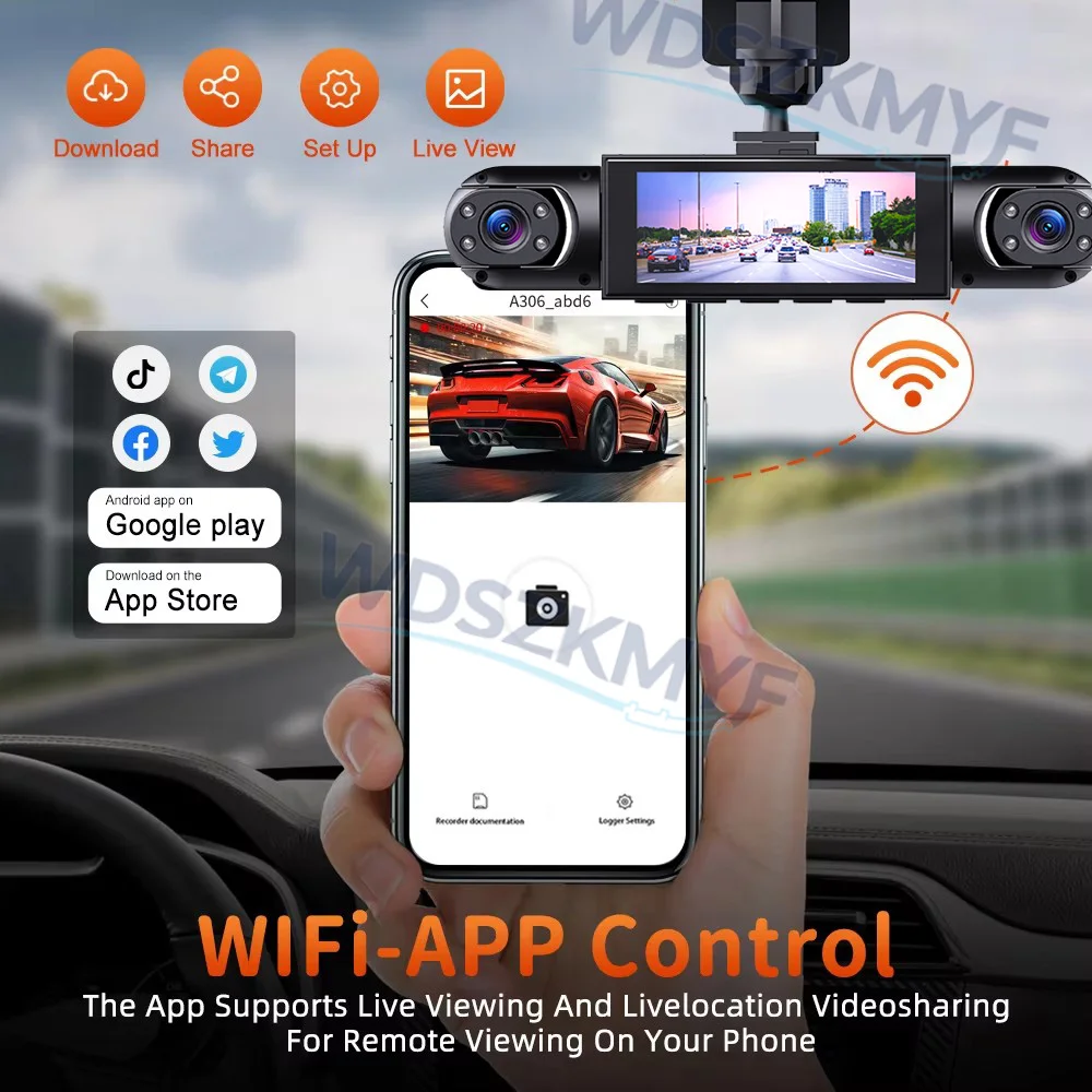 新しい360 °   車載カメラ 1080P ダッシュカム  - Panoramic Dash Cam 360 のレビューと価格