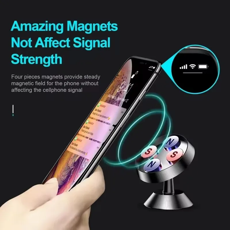 マグネット式車載スマホホルダー マグネットマウント 携帯電話 - Useful Electronic Gadgets のレビューと価格
