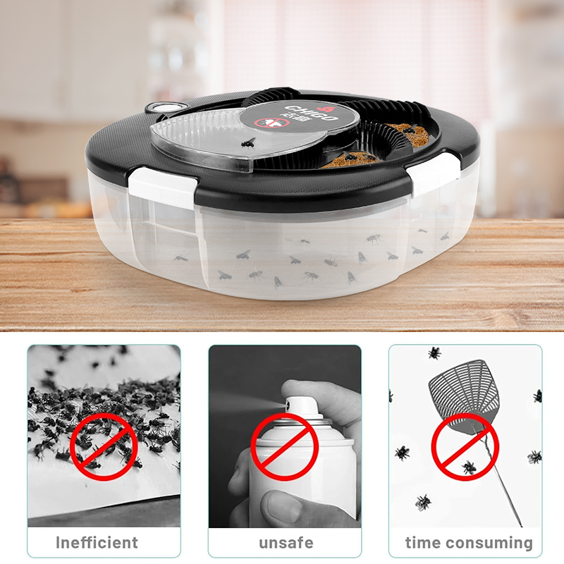 ハエトリグサ充電式/USB 電気ハエトラップ安全屋内ハエトリ - Kitchen Electronics Gadgets のレビューと価格