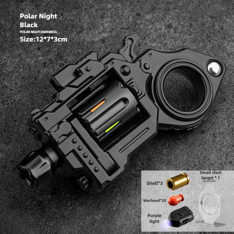 フィジェットスピナーリボルバーEDC合金ミニガンおもちゃメタ - Electronics Gadgets Sale のレビューと価格