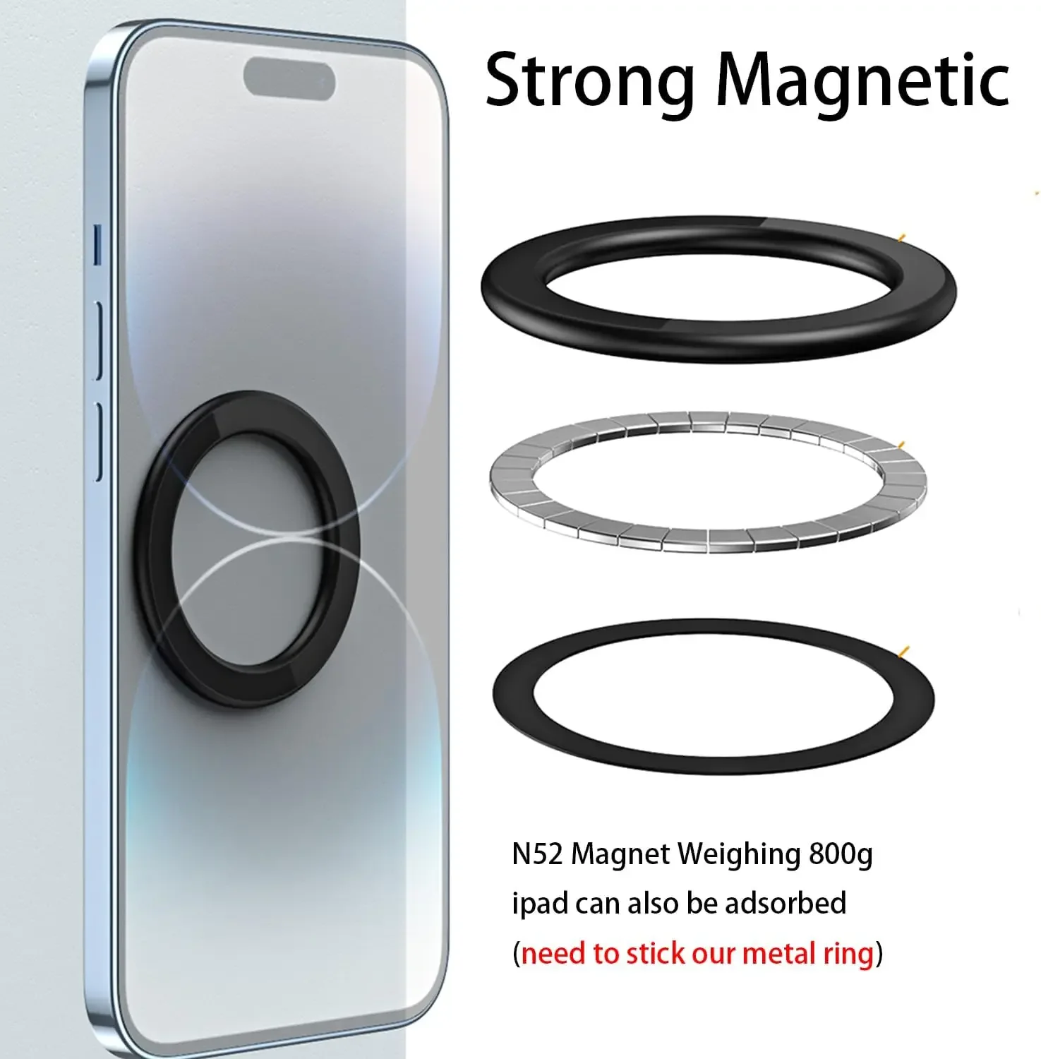 MagSafe対応 磁気リングホルダー 強力マグネット 携帯 - Useful Electronic Gadgets のレビューと価格