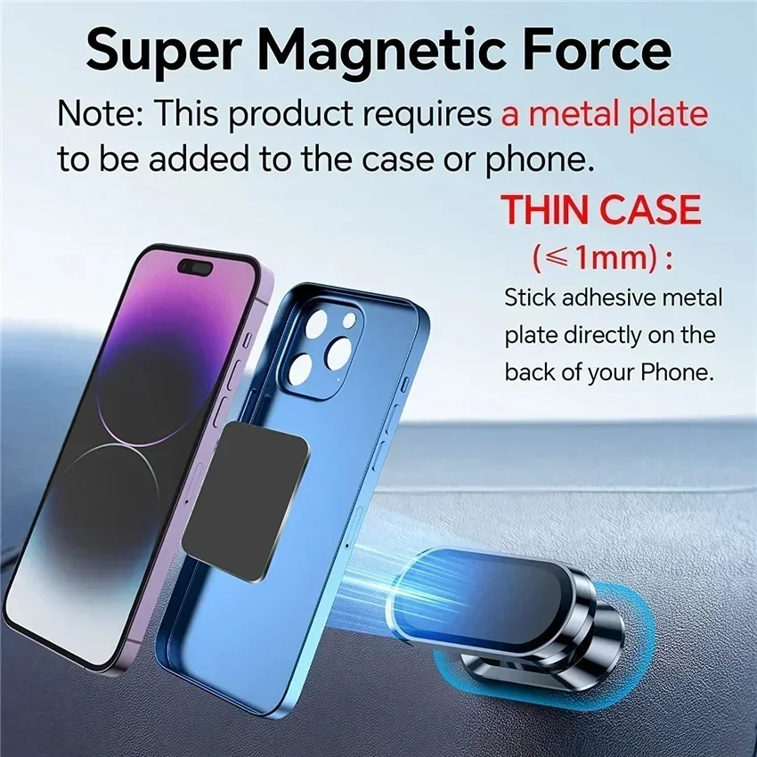 360 °   マグネット式車載スマホホルダー マグネット式 - Useful Electronic Gadgets のレビューと価格