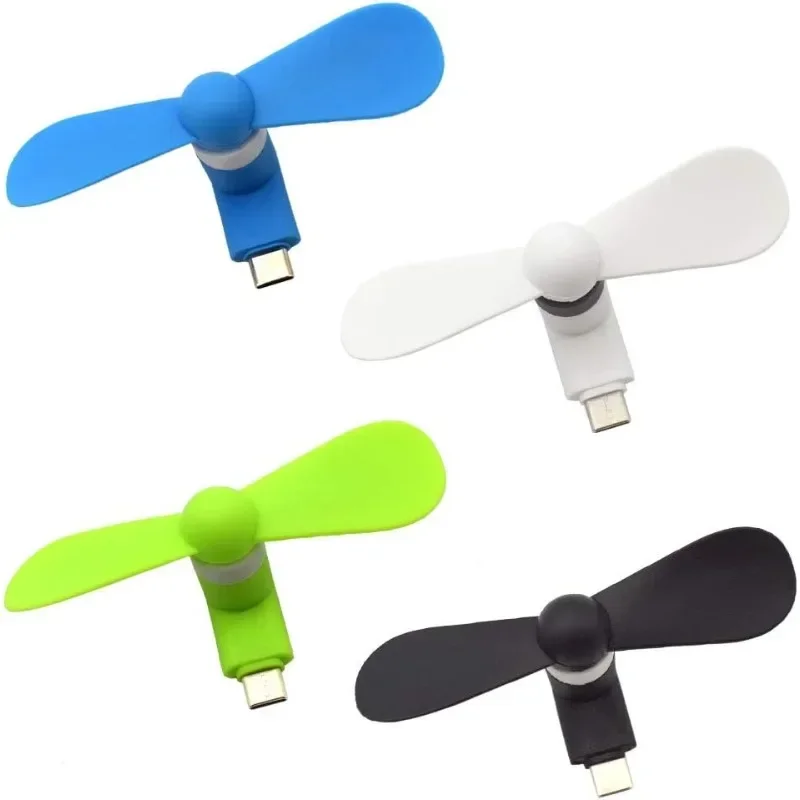 タイプ C ミニポータブルマイクロファン携帯電話ミニファン充 - Electronics Gadgets Sale のレビューと価格