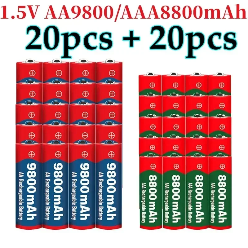 2026 充電式電池 新しい 1.5V AA 9800 +1 - Electronics New Gadgets のレビューと価格