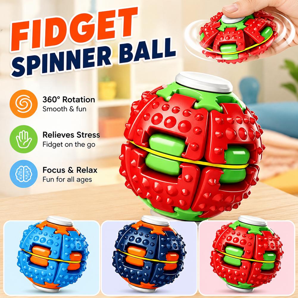 デュアルプレイプレス回転フィジェットトイハンドヘルドスピナー - Electronics Gadgets Sale のレビューと価格