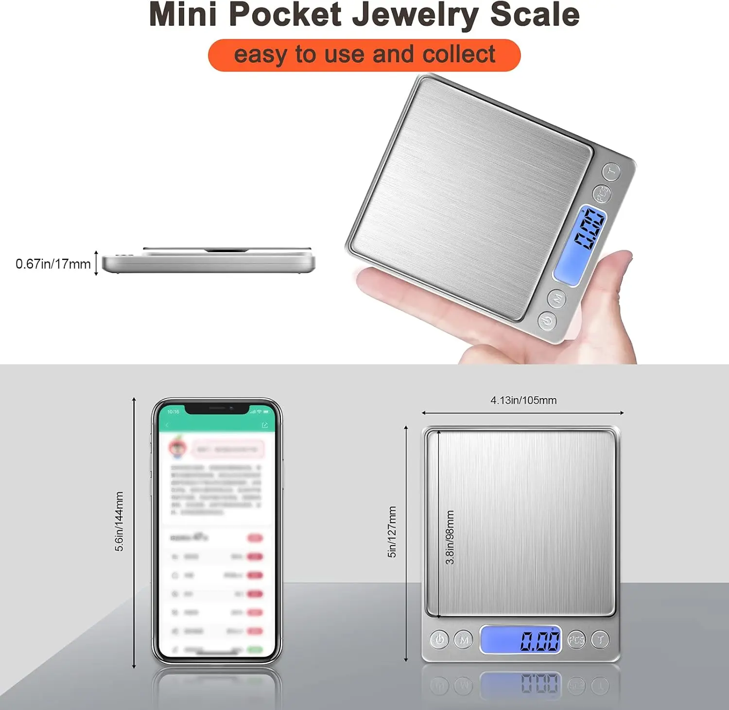 LCDデジタルジュエリースケール 3kg 0.1g/500g - Kitchen Electronics Gadgets のレビューと価格