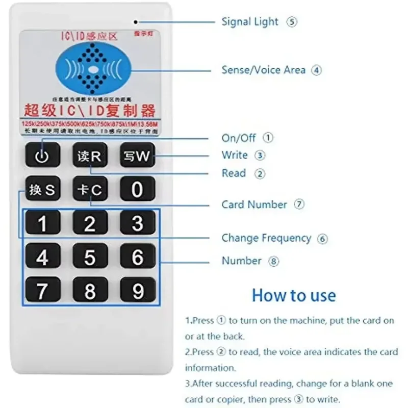 RFID 125khz ID 13.56mhz IC コピー - Nfc Tag Programmable のレビューと価格