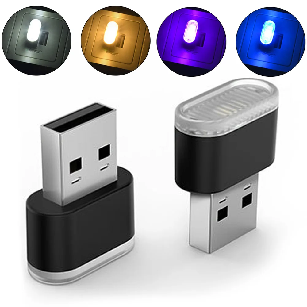USB 自動カラフルライトカーアクセサリーカーライト自動車内 - Electronics Gadgets And Accessories のレビューと価格