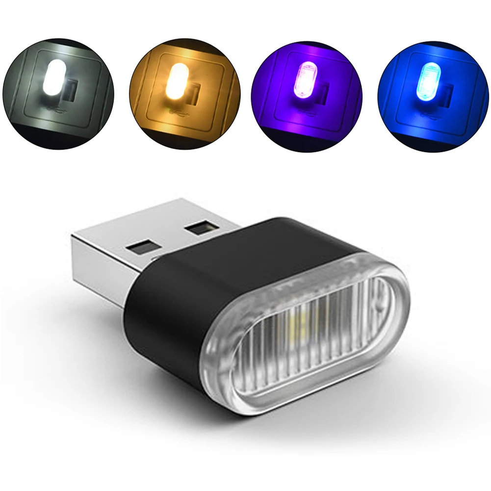 USB 自動カラフルライトカーアクセサリーカーライト自動車内 - Electronics Gadgets And Accessories のレビューと価格
