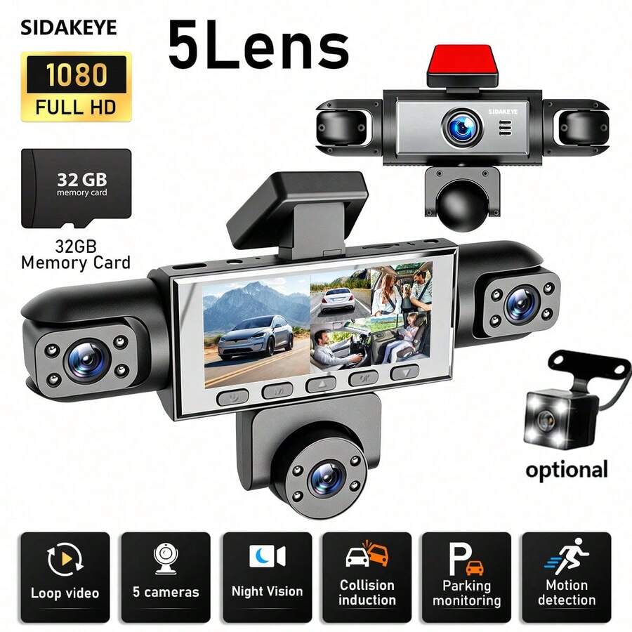 スカイワース シダキーエ 360 °   パノラマ5方向10 - Panoramic Dash Cam 360 のレビューと価格