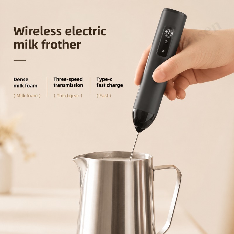 電動コーヒーミルク泡立て器、コーヒークリーマー、ハンドヘルド - Kitchen Electronics Gadgets のレビューと価格