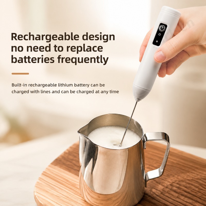 電動コーヒーミルク泡立て器、コーヒークリーマー、ハンドヘルド - Kitchen Electronics Gadgets のレビューと価格
