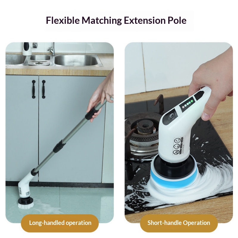 HOMEFISH コードレススピンスクラバー電動クリーニング - Kitchen Electronics Gadgets のレビューと価格