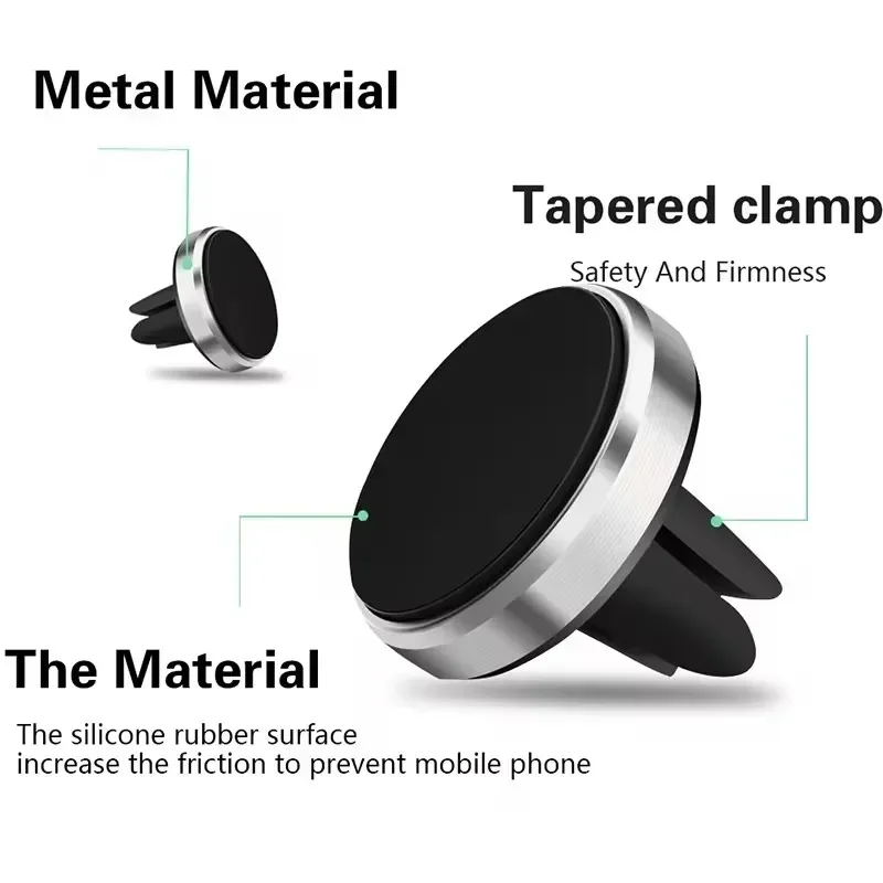 マグネット式車載携帯電話ホルダー 車内エアコン吹き出し口用マ - Useful Electronic Gadgets のレビューと価格