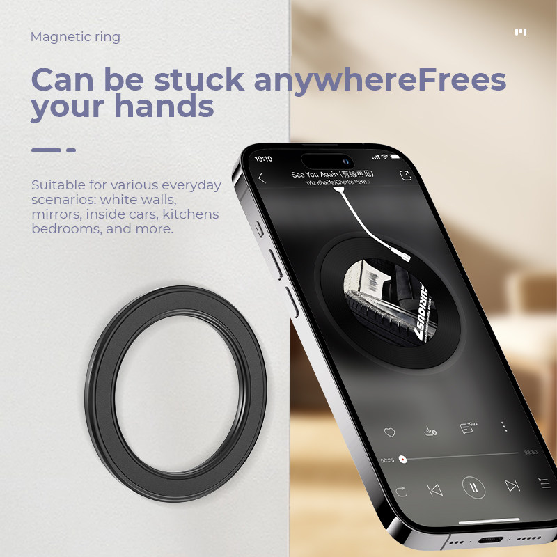MagSafe対応 強力マグネットリング式スマホホルダー 粘 - Useful Electronic Gadgets のレビューと価格