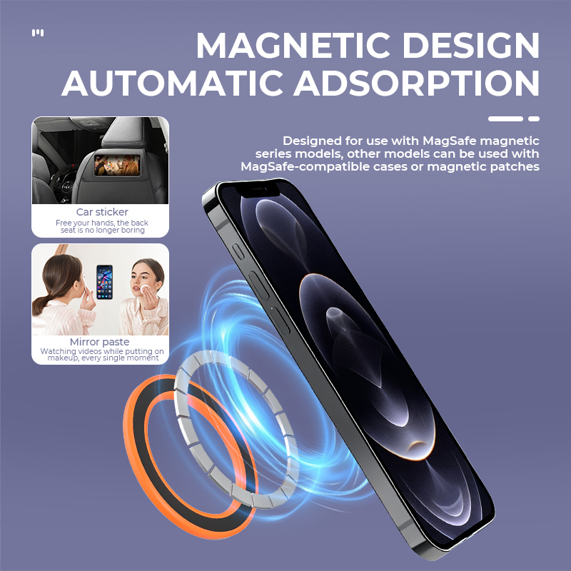 MagSafe対応 強力マグネットリング式スマホホルダー 粘 - Useful Electronic Gadgets のレビューと価格