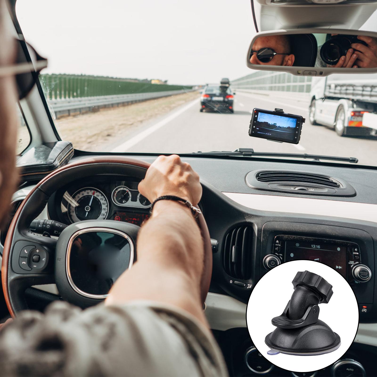ダッシュカムマウント 吸盤式 取り外し可能 回転式 車載カメ - Panoramic Dash Cam 360 のレビューと価格