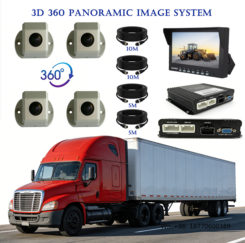 工場MDVRインテリジェント警告AI BSD車3D 360度 - Panoramic Dash Cam 360 のレビューと価格