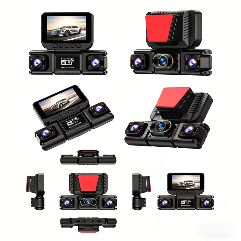 3/4CH WiFi 360 °   パノラマダッシュカム、 - Panoramic Dash Cam 360 のレビューと価格