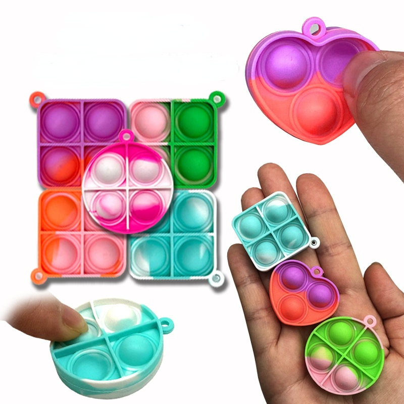 20 個ミニポップキーホルダー幼児感覚フィジェットおもちゃバ - Electronics Gadgets Bag のレビューと価格